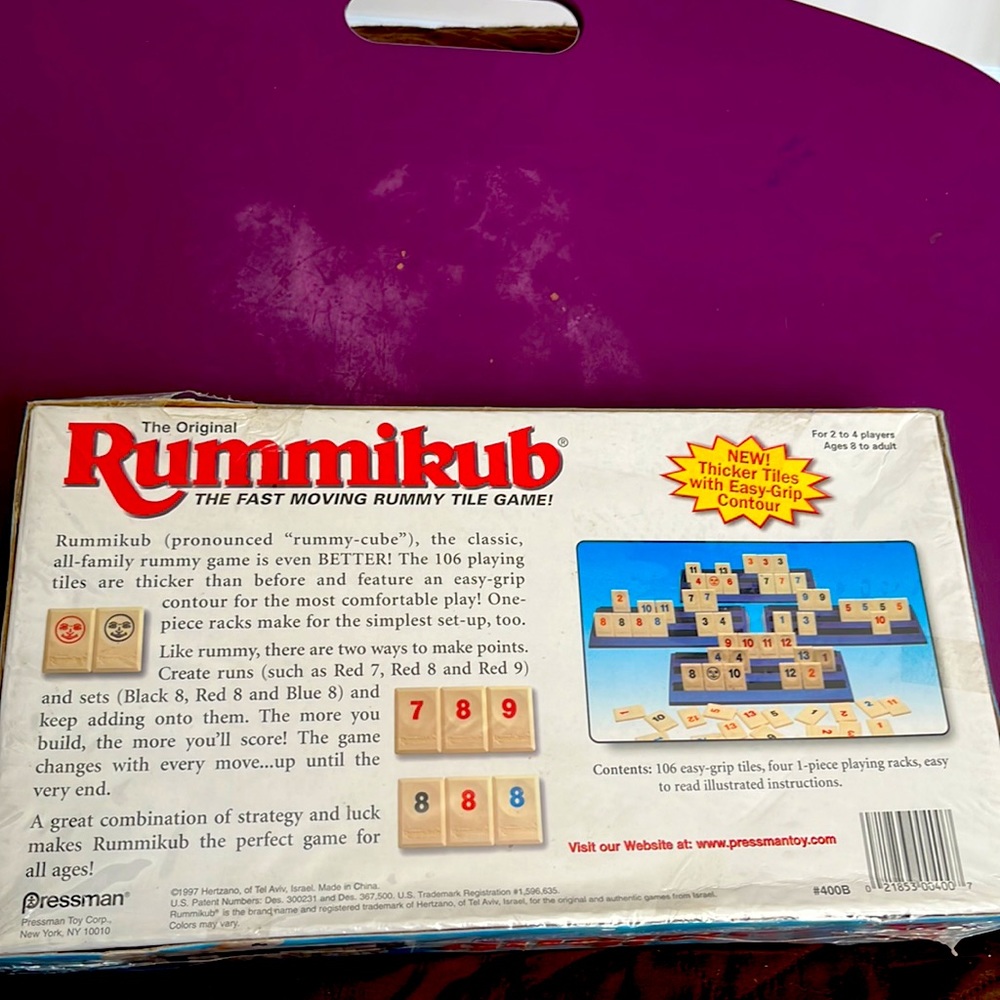 Rummikub The Fast Moving Rummy Tile Game - Picture 2 of 2